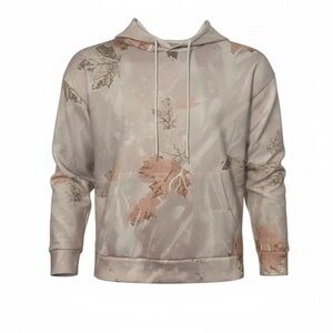 NEW Camo Hoodie Sweatshirt Size M pink Brown Orange